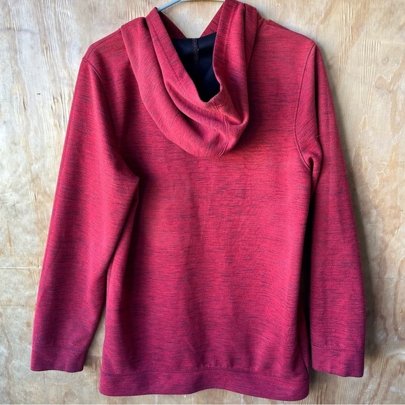 NHL Detroit Red Wings Long Tunic Length Hooded Sweatshirt - Picture 8 of 10